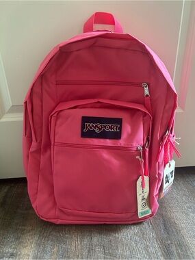 JanSport Cool Student 17.5" Backpack - Posh Pink- NWT